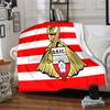 Dorset Rugby Club Emblem Flannel Blanket, Soft Polyester, Modern Design, All-Season for Camping, Travel, Gifts for holidays or birthdays
