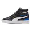 Puma Ralph Sampson Mid Синтетическая кожа Прочные высокие кроссовки Кроссовки унисекс Черно-белые 370847-17