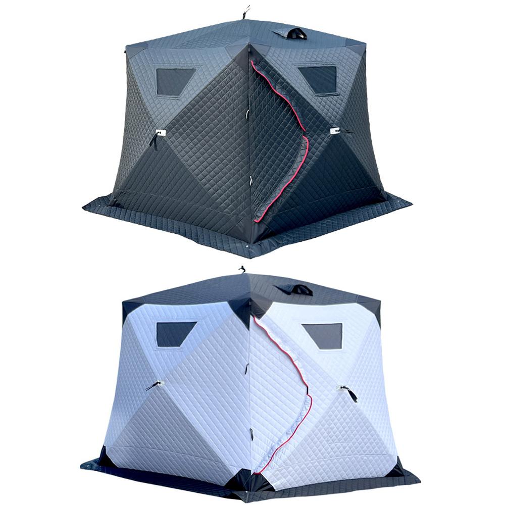 Палатка для зимней рыбалки на открытом воздухе, изолированная, утолщенная, быстрая установка, палатка для зимней рыбалки на 5-8 человек