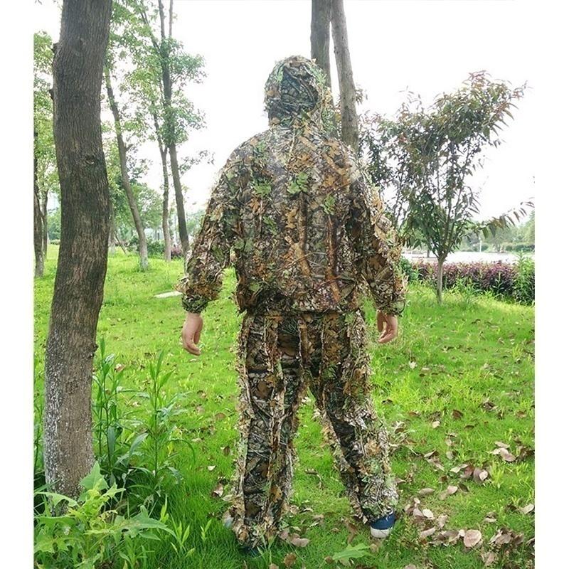 3D тактическая камуфляжная одежда, костюм Ghillie, камуфляжная одежда, бионическая камуфляжная охотничья одежда