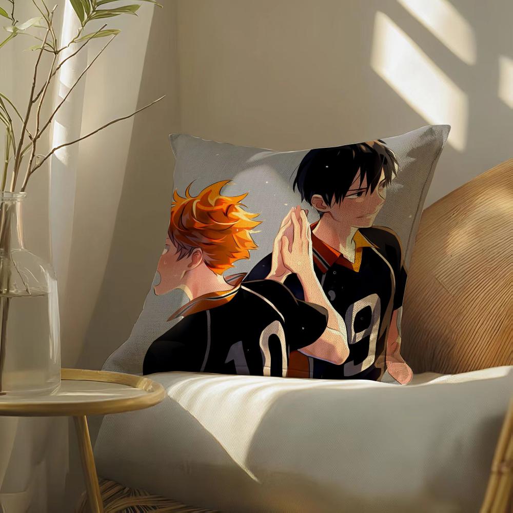 Haikyuu Pillow Case Pillowcase, Double-Sided Printed, Sofa Cushion, Bedroom Headboard