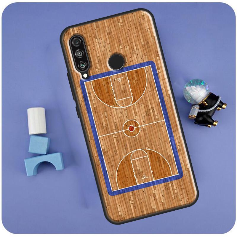 Basketball Court For Huawei Nova Y70 Y91 Y90 Y60 Y61 Y72 Y73 3i 7i 8i 11i 12i 9 10 SE P20 P30 P40 Lite Case