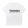 Technics DJ Проигрыватель Музыкальный Дом Техно Электронный Хип-Хоп Футболка Летняя Мода Повседневный Уличная Музыка Футболки Свободные Круглый Вырез Футболки