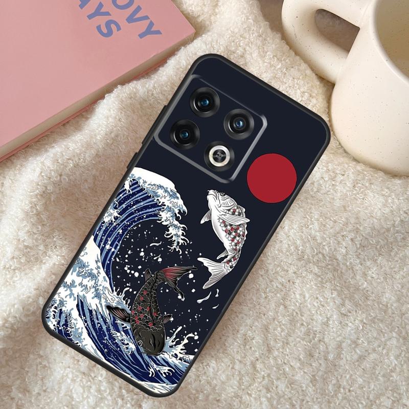Японский стиль Волна Чехол для OnePlus Nord N10 N20 N100 N200 CE 2 Lite OnePlus Ace 8T 9R 10T 9RT 9 11 10 Pro