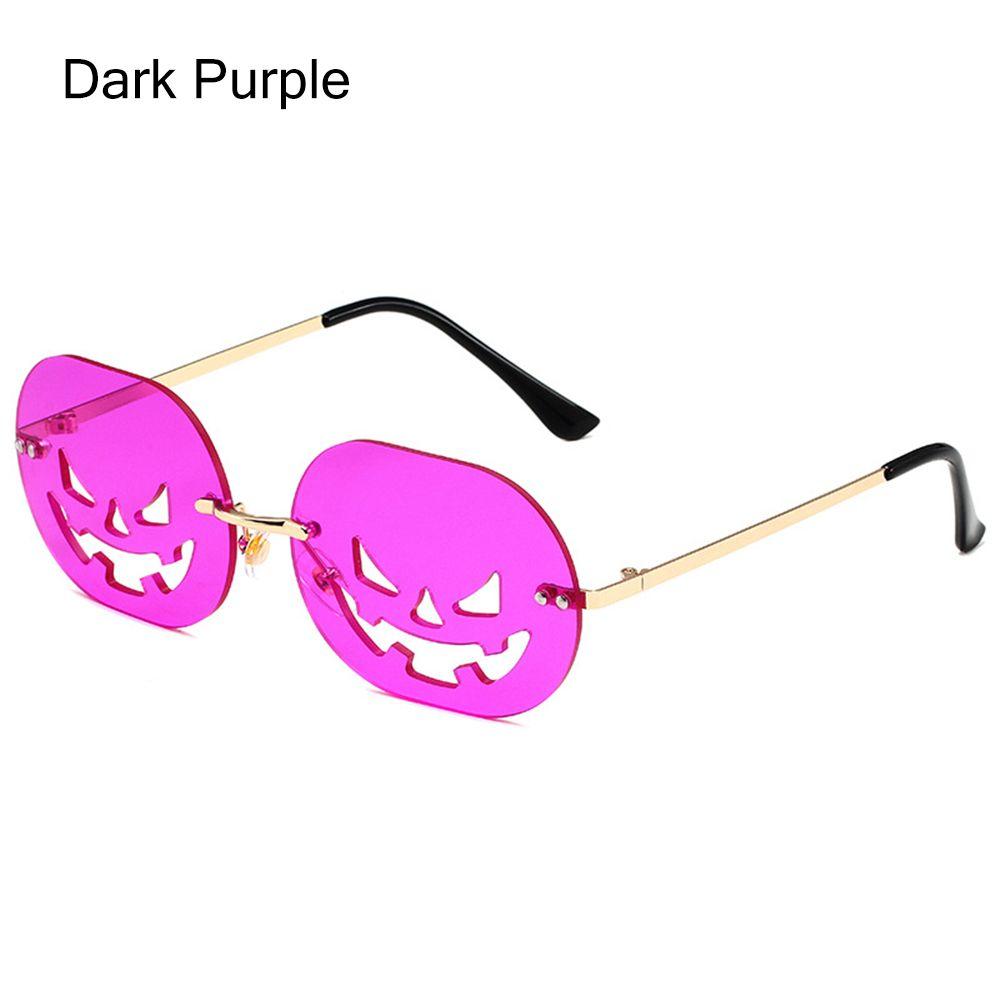 Модные Овальные Смешные Очки-Тыквы Солнцезащитные Очки на Хэллоуин для Женщин Мужчин Карнавальные Очки