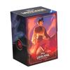 Ravensburger Disney Lorcana TCG Deck Box Aladdin Features Nicholas Heroic Outlaw Securely stores 80 sleeved cards Durable and portable organizer for