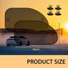 Car Side Window Sun Shade, Cooling and Heat Protection Interior Protection Front Side Window Glass Sunshade, Suction Cup Mounting Accessory, Fits