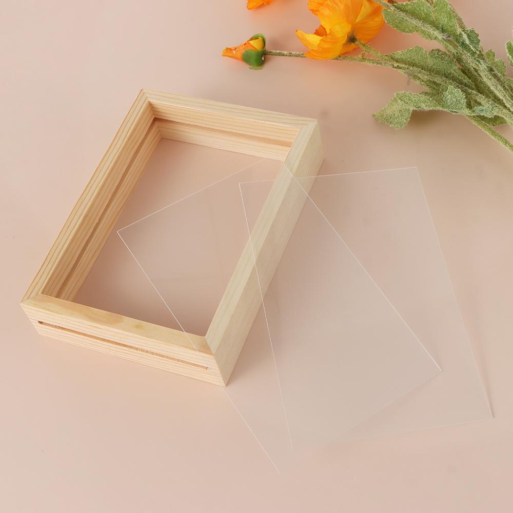Mini Art Wedding Decor Wooden Vintage Photo Frame Picture Holder
