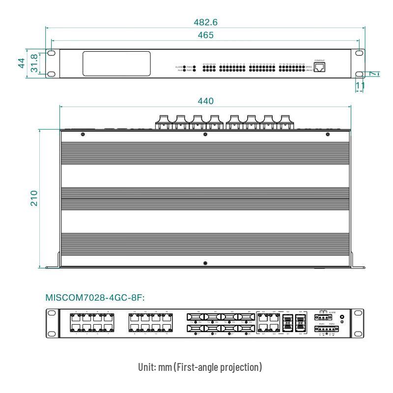 Maiwei Managed Industrial Rackmount Ethernet Switch