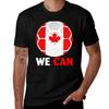 Мы можем Канада Флаг Футболка g мужские футболки хлопок футболка упаковка Футболка