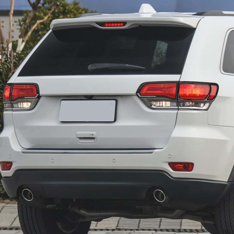 Декоративные наклейки на задние фонари автомобиля для Jeep Grand Cherokee 2014-2020, внешние аксессуары для автомобиля, АБС-пластик