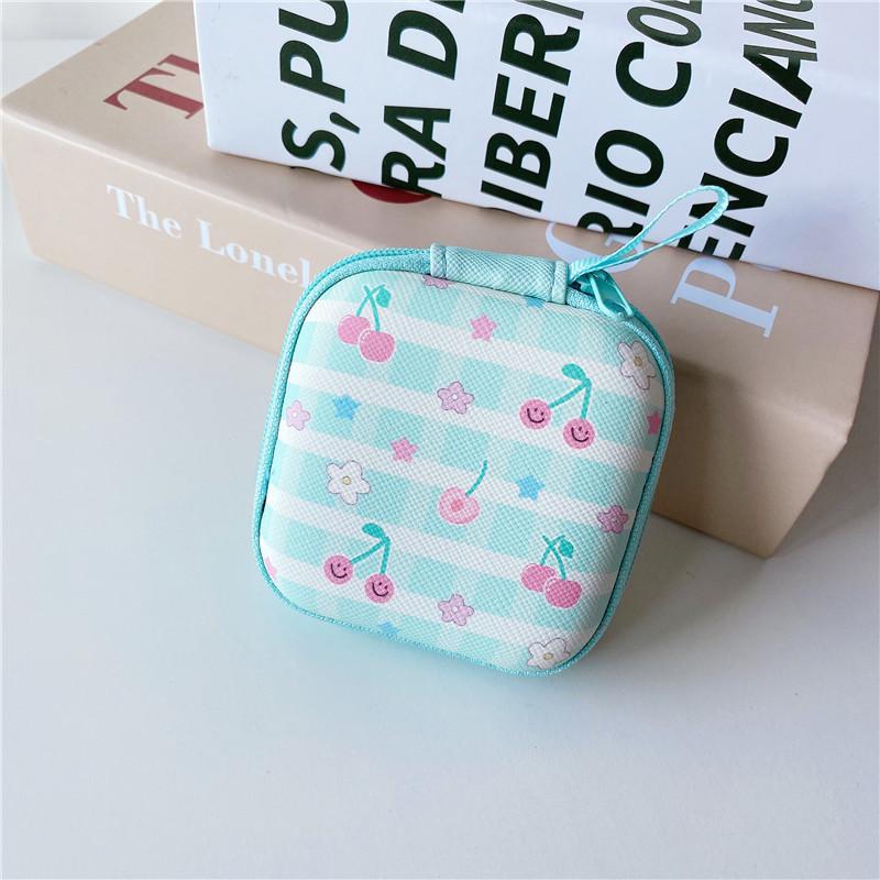 9,5*13,3 см коробка для наушников на молнии кабель для передачи данных зарядная линия кабель чехол для хранения сумка для женщин и девочек помады карты коробка для хранения монет