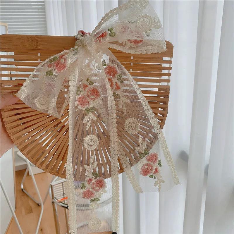 Ширина 8,5 см/3,34 дюйма Длина 420 см/165,35 дюйма Розовая вышивка цветами Кружевная лента ткань Декор Различные аксессуары для DIY Ремесла