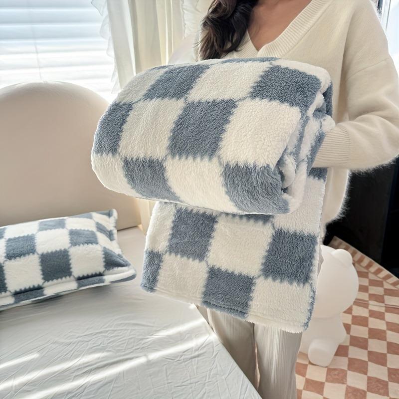 Уютное фланелевое одеяло в традиционном стиле, красно-белое или черное, мягкий флис (Полиэстер), Теплое одеяло для путешествий для собак и кошек