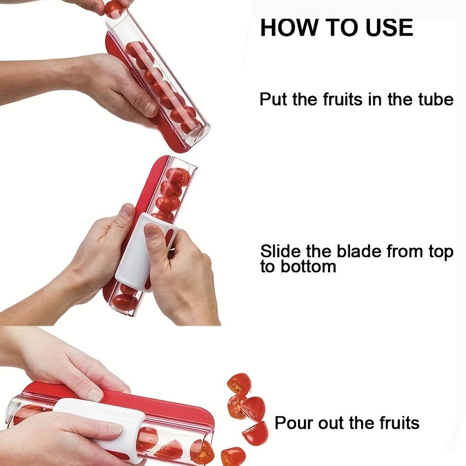 Многофункциональная овощерезка для помидоров черри, виноградорезка, небольшая овощерезка, инструмент для украшения торта, кухонные принадлежности
