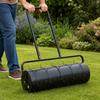 Garden Lawn Roller with Aerator Spikes Ø 30 x 90 cm Steel