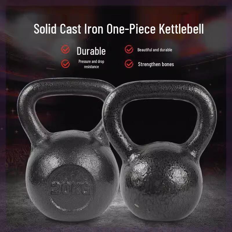 Painted Cast Iron Kettlebell