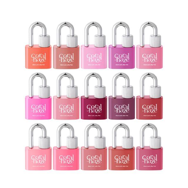 Coralhaze Гелевый тинт Glow Lock - 15 цветов