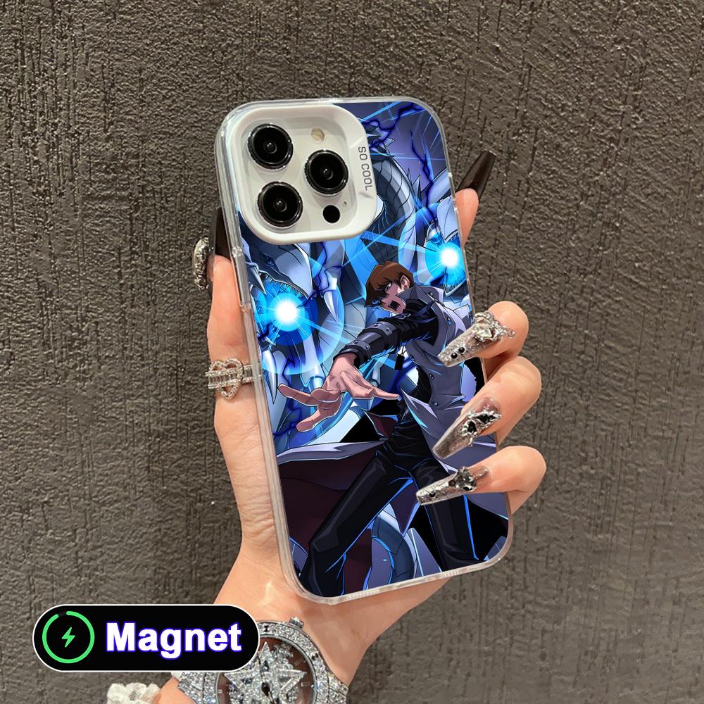 Yugioh Seto Kaiba Phone Case for iPhone 17 16 15 14 13 12 11 X XR XS Air Pro Max Plus Colorful Silver MagSafe Cover