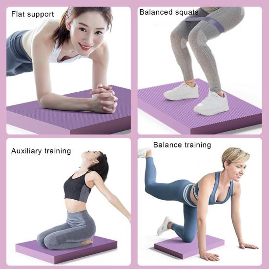Balance Pad High Elastic NBR Non-slip Extra Thick Physical Therapy Knee Pad Stability Training Foam Balance Mat Yoga Cushion Fitness Equipment