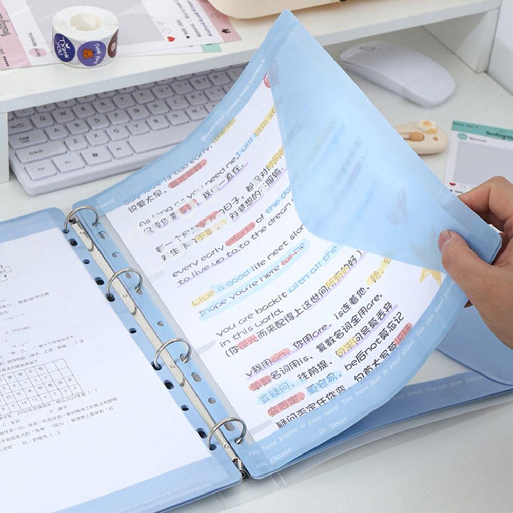 Transparent Data Book 11-Hole Exam Paper Storage Bag New File Bag Students