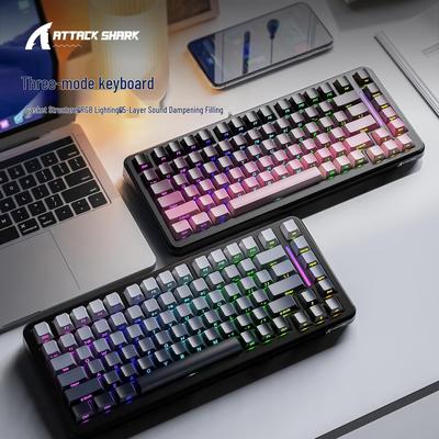 Беспроводная RGB механическая игровая клавиатура Attack Shark M86
