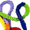 Elastic Cooperative Band Dynamic Movement Exercise Prop Rainbow Colors Lightweight