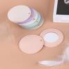 Round Leather Rotating Mirror Mini Folding Pocket Mirror Portable Round Beauty Mirror  Travel