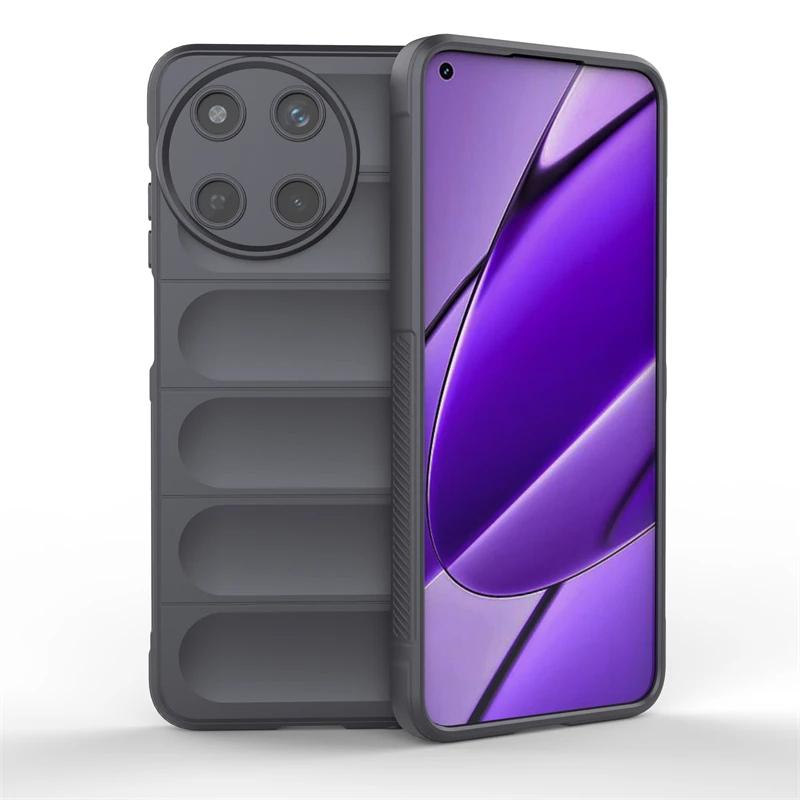 Чехол для OPPO Realme 11 4G задняя крышка чехол для телефона жидкий силикон противоударный защитный чехол Funda Coque