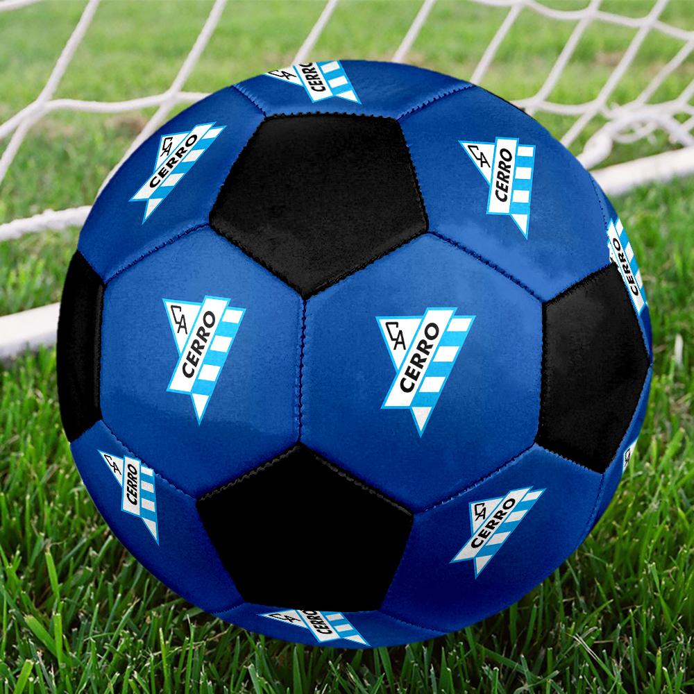 SIZE 5 Cerro Porteño Soccer Ball Colorful All Ages Machine Stitched PVC Competition Ready Durable High-Bounce