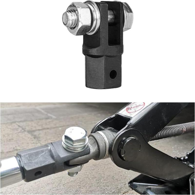 Адаптер для домкрата-ножницы, приводной ударный гайковерт, адаптер для инструмента, домкрат-ножницы, хром-ванадиевая сталь, адаптер, стальной шаровой шарнир, стержень 1/2 дюйма