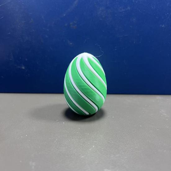 3D Printed Spiral Easter Egg Anxiety Relief Sensory Fidget Toy Pass Through Easter Egg for Adults Easter Basket Stuffers Party Favors
