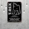 T Rex Funny Bar Metal Sign Retro Plaque Vintage Sign Alcohol Drinker Pub Club Man Cave Kitchen Wall Decoration