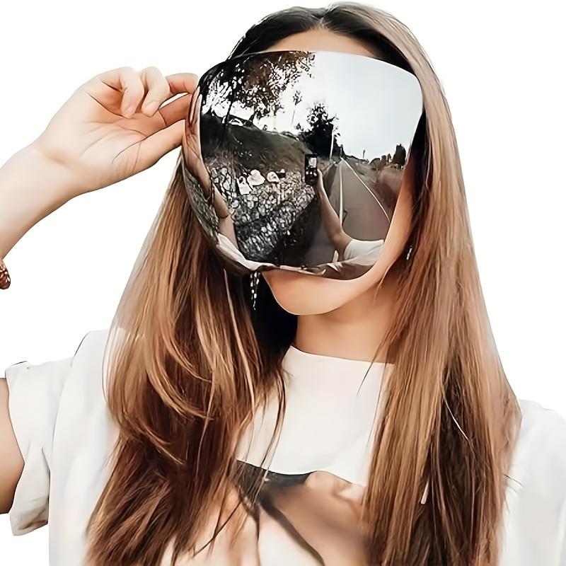 Защитная маска для езды, противотуманная, ветрозащитная, пылезащитная мотоциклетная маска, пластик, для взрослых, мотоциклетный аксессуар