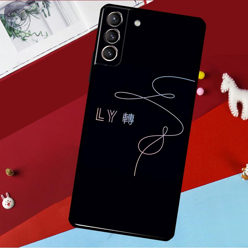 Чехол 'Люби себя' с цветком K-pop для Samsung Galaxy S20 FE S21 FE S22 S23 Ultra Note 20 S9 S10 Note 10 Plus Задняя крышка