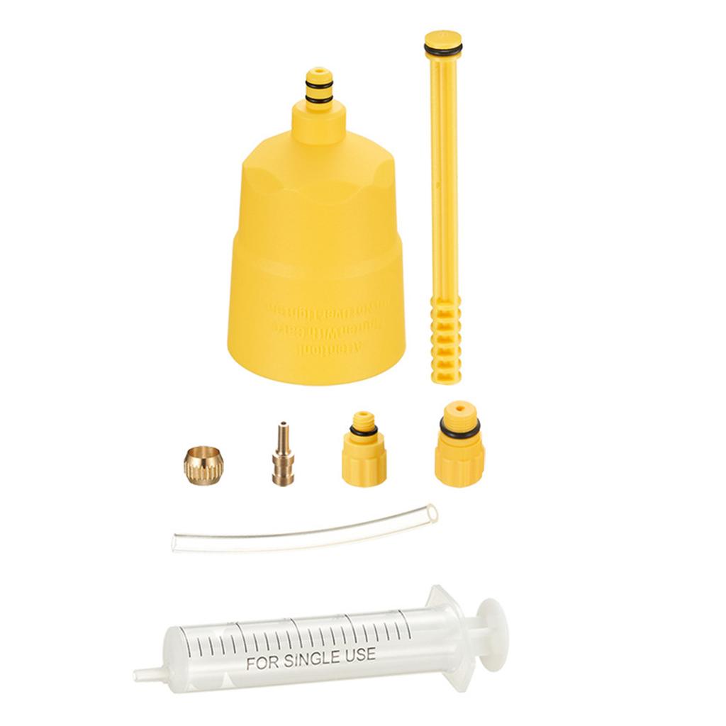 Набор для прокачки гидравлических тормозов велосипедов, набор для прокачки минерального масла дисковых тормозов, инструмент для ремонта прокачки масла для горных велосипедов, простота использования