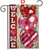 Love Theme Printed Garden Ag, Linen-Blend Double Sided Yard Art, 12X18" RRM IIX SSL