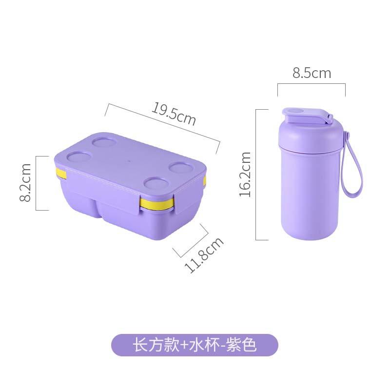 Food Grade Microwave Safe Lunch Box with Utensils, Portable Bento Box for Students Adults, Compartment Container for Fruit Meals, Large Capacity