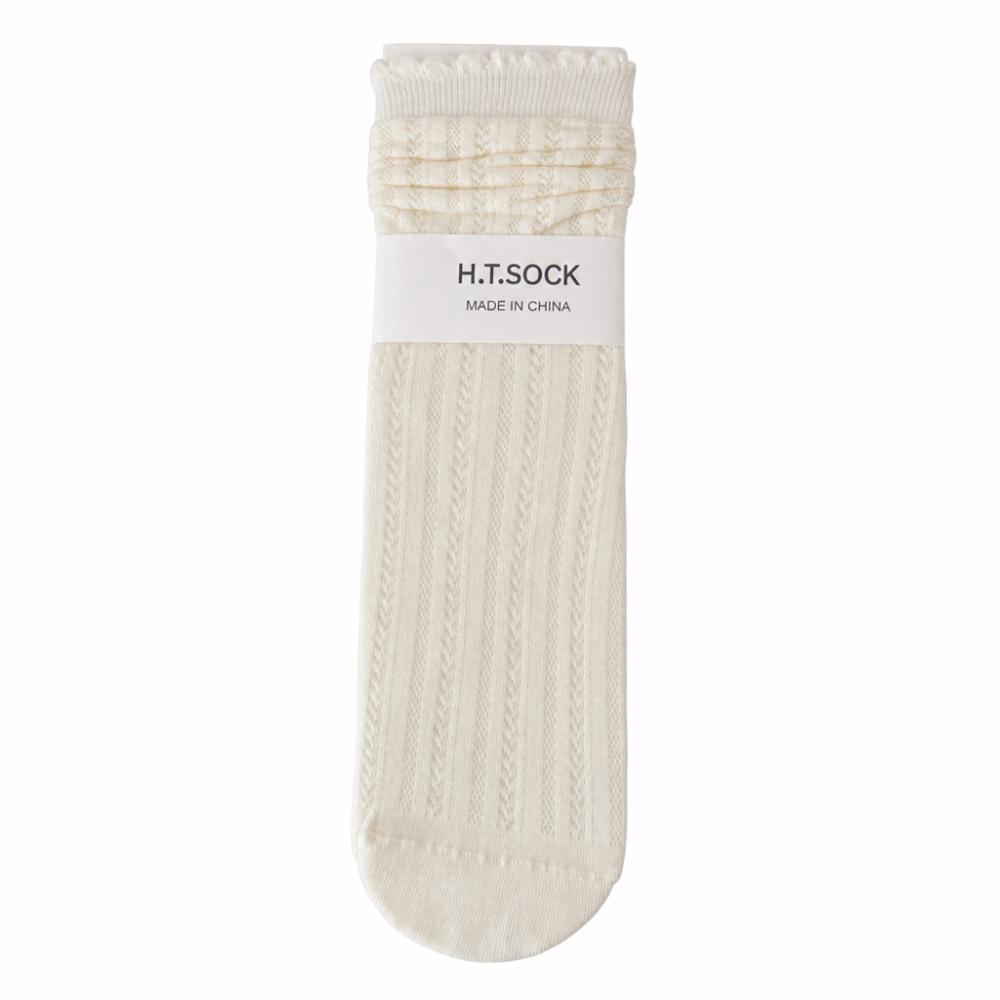 1Pair Mesh Spring Summer Socks Ruffle Lace Socks Cute Thin Socks Women Girls