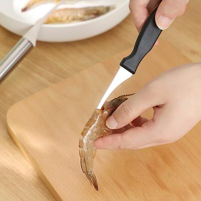 Нож для лески для креветок Нож для устриц Кухонные гаджеты Профессиональный пилинг для креветок Линия для выбора креветок Леска для креветок Простой съемный нож Открытый задний нож для креветок