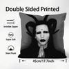 Чехол для подушки Singer MMarilyn MManson Плюшевая ткань Мягкий Двусторонний Печатный Диван Теплый Зимний Дом Детский Подарок Наволочка