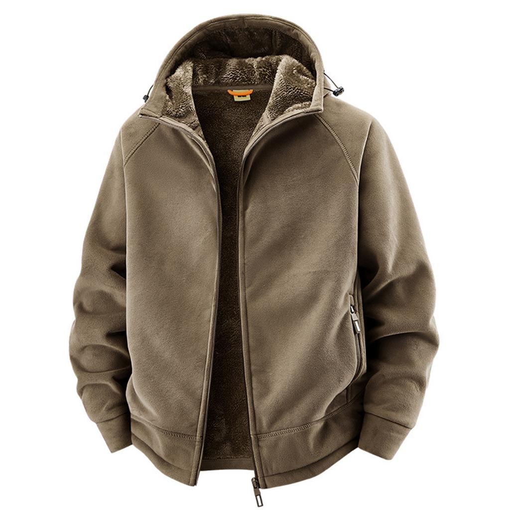 Men's Hooded Lined Jacket Trendy Casual Outerwear for Everyday Wear
