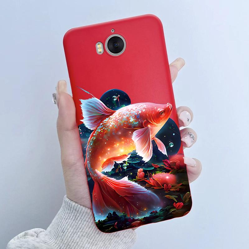 For Huawei Y5 2017 Y6 2017 Phone Case Butterfly Flower Girl New Design Soft Silicone TPU Back Housing for MYA-L22 MYA-U29 Covers