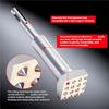ABUL-X 1-1/4" 6" Инструмент-втулка SDS Plus, 16 насадок-бучард для ремонта бетона, подготовки поверхности к шпаклеванию и удаления грубой поверхности