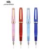 Jinhao 82 DIY Прозрачная перьевая ручка Акриловые чернила Вращающаяся Золотое EF/F перо Элегантная Деловая Офисная Школьные принадлежности Пишущая ручка