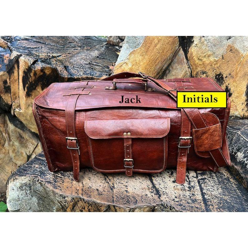 Кожаная спортивная сумка для мужчин, Кожаная дорожная сумка, спортивная сумка для мужчин, Кожаная сумка для выходных ручной работы, Кожаная спортивная сумка ручной работы