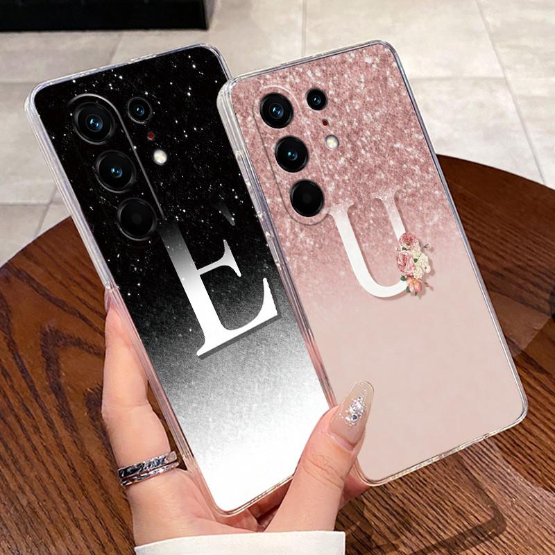 Защитный чехол от царапин для Tecno Camon 50 Pro 4G, прозрачный мягкий ТПУ, модный, с lucky-буквой и цветами, для пары