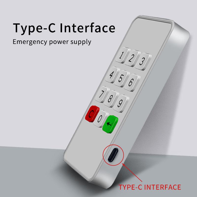 Zinc Alloy Smart Locker Lock ABS Door and Keypad Unlock for Hotels Durable Anti-Theft Marine Electronic