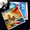 Hangzhou Natural Real Silk Scarf Neck Kerchief Foulard Female Bandana Scarves Women Hijab Shawl Wraps Square Headkerchief