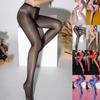 Дышащие женские чулки глянцевые с высокой талией открытые сексуальные